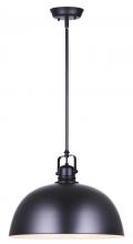  IPL222B01BK16 - Polo 1 Light Pendant, Black Finish