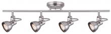  IT622A04BN10 - Polo 4 Light Track Lighting, Nickel Finish