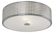  IFM444A15CH - Annie, 2 Lt Flush Mount, Glass Diffuser, 60W Type A, 15" x 6"