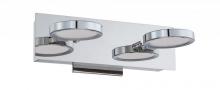  VF7300-2L-CH - MILAN series 2-Light LED Chrome Bath Light