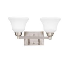  5389NIL18 - Langford™ 2 Light Vanity Light with LED Bulbs Brushed Nickel