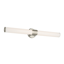  55193NILED - Sashi 32" Bath Bar Large LED with White Glass in Brushed Nickel