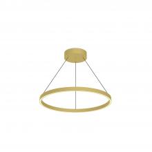  PD87124-BG - Cerchio 24-in Brushed Gold LED Pendant