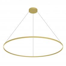  PD87172-BG - Cerchio 72-in Brushed Gold LED Pendant