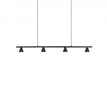  LP19937-BK - Dune 37-in Black LED Linear Pendant