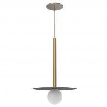  PD15519-BG - Elixir 19-in Brushed Gold LED Pendant