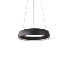  PD22723-BK - Halo 23-in Black LED Pendant