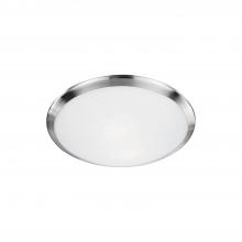  51561BN - Malta 12-in Brushed Nickel 1 Light Flush Mount