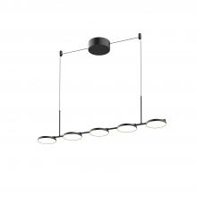  LP72237-BK - Novel 37-in Black LED Linear Pendant