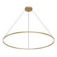  PD87172-BG-UNV-010 - Cerchio 72-in Brushed Gold LED Pendant