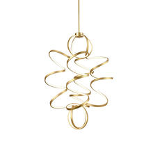  CH93941-AN - Synergy 41-in Antique Brass LED Chandeliers