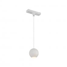  TRP26903-WH - Faria 3-in White Trilo Track Pendant