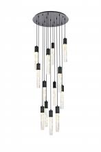  2089G30BK - Aurora 30 inch Chandelier in Black