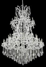  2801G54C/RC - Maria Theresa 61 Light Chrome Chandelier Clear Royal Cut Crystal