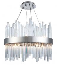  3000D20C - Dallas 14 Light Chrome Chandelier Clear Royal Cut Crystal