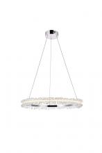  3506D26C - Laurel LED 26 Inch Chrome Pendant