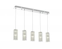  3680D5C - Aston 40 inch LED Pendant in Chrome