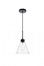  LD2501BK - Mera 1 Light Black Pendant