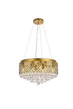  LD520D20BR - Tully 8 Lights Pendant in Brass