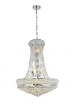  V1800D28C/RC - Primo 14 Light Chrome Chandelier Clear Royal Cut Crystal