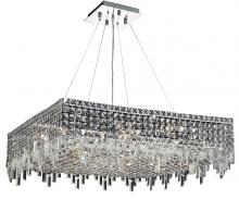  V2033D32C/RC - MaxIme 12 Light Chrome Chandelier Clear Royal Cut Crystal