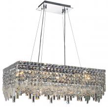  V2035D28C/RC - MaxIme 16 Light Chrome Chandelier Clear Royal Cut Crystal