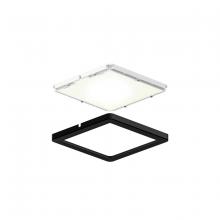  K4006SQ-BK - Kit of 3 Ultra Slim Square Under Cabinet Puck Lights