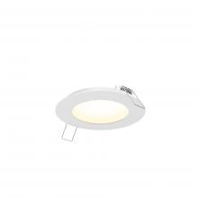  5004-DW-WH - 4" Round Panel Light With Dim-To-Warm Technology