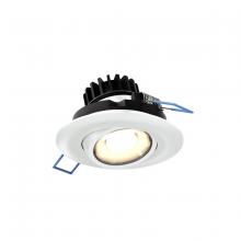  LEDDOWNG3-WH - 3 Inch Round Recessed LED Gimbal Light