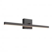  VLG24-CC-BK - Linear Swivel Vanity Sconce