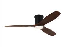  3CNHSM52MBKD - Collins 52-inch indoor/outdoor Energy Star smart integrated LED dimmable hugger ceiling fan